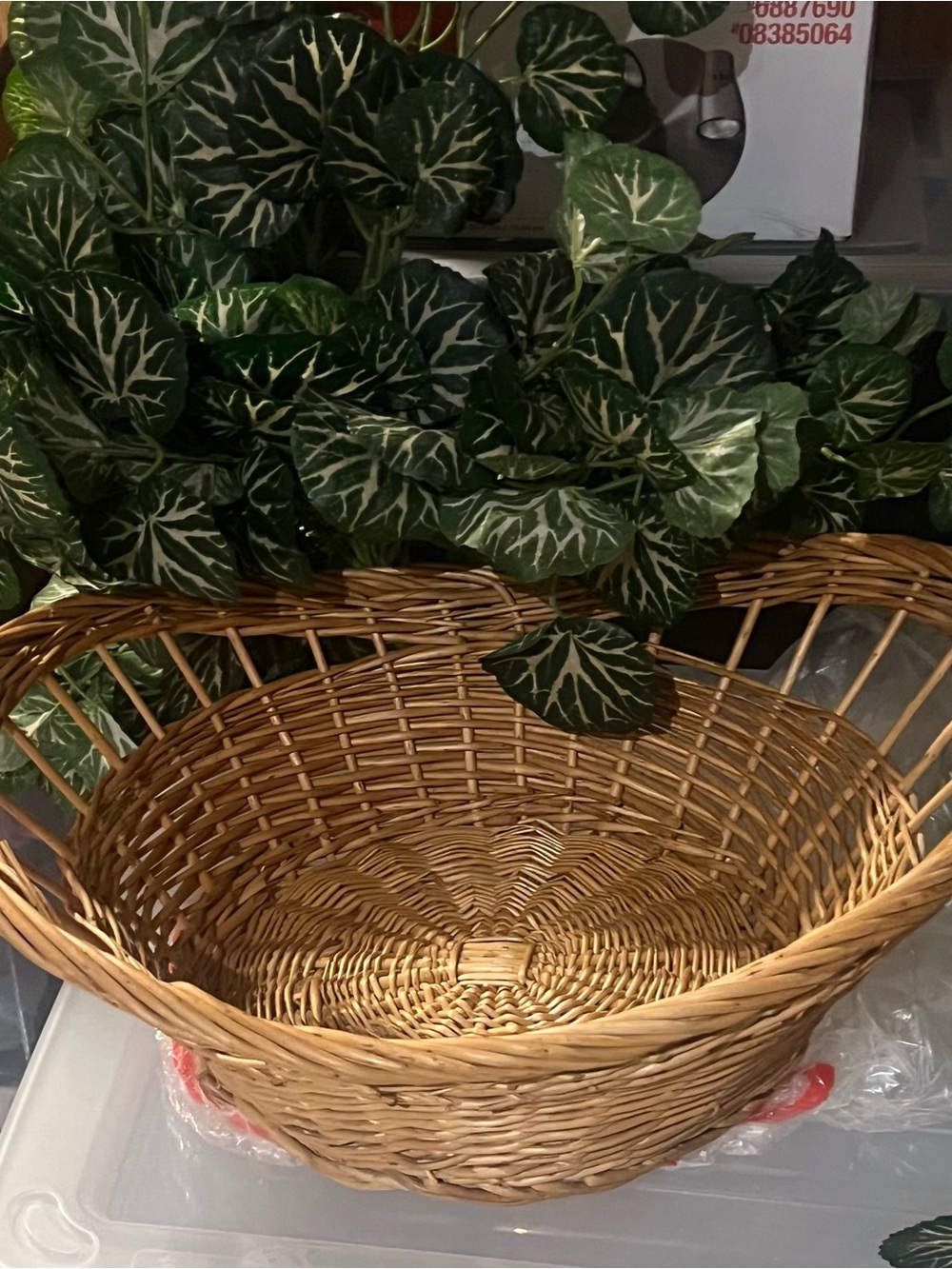 Large wicker basket